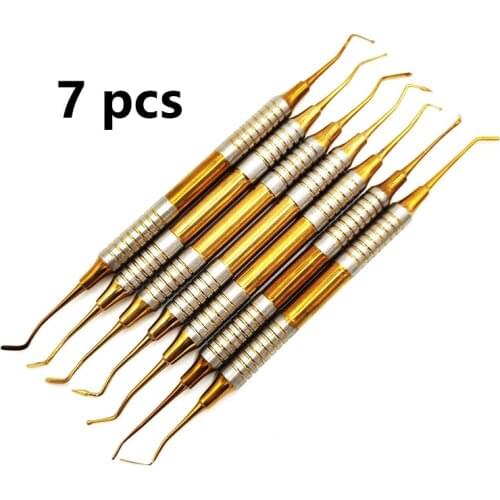 Dental aesthetic resin filler composite resin filling tool set Oral aesthetics repair kit Dental equipment Resin Knife Dresser