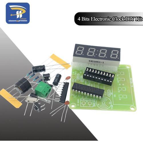 High Quality C51 4 Bits Electronic Clock Electronic Production Suite DIY Kit STC12C2052 LED Display Electronic Module