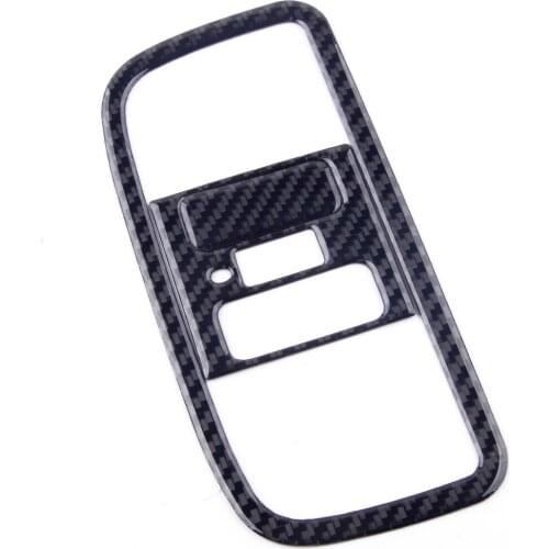 1 Set Black Carbon Fiber Interior Reading Light Covers Trims Frames Fit For Honda Civic 8th Gen 2006 2007 2008 2009 2010 2011