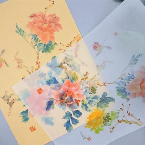 100PCS Peonia Wrapping Paper For Handmade Soap Wax Paper Special for Homemade Soap Packing Greaseproof Paper Free Shipping