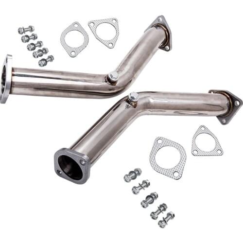 2x Exhaust Test Pipes for Infiniti G35 & FX35 3.5L Exhaust Tube Pipe Piping