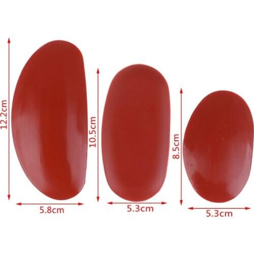 3Pcs/set Soft Hand-made Sculpture Ceramic Clay Artist Auxiliary Art Special Tools Red Pottery And Clay Artist Red Color