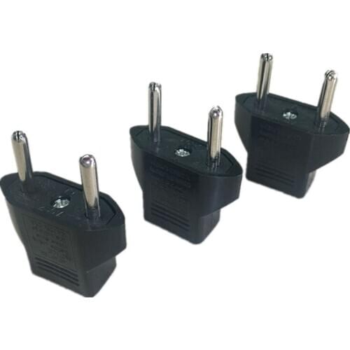 500pcs European EU Travel Adapter American China Japan US To EU Electric Plug Power Adapter AC Power Charger Socket Outlet