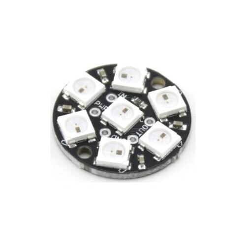 7-Bit WS2812 5050 RGB LED Ring Round Decoration Bulb For Arduino