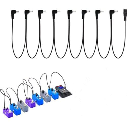 8 Way Guitar Effects Pedal Power Supply Splitter Cable 1 To 8 Daisy Chain Cable Guitar Accessories