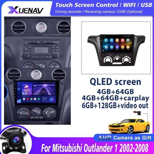 Car Autoradio Multimedia Player For Mitsubishi Outlander 1 2002 - 2008 Car Radio Multimedia Video Player Navi stereo 2Din DVD