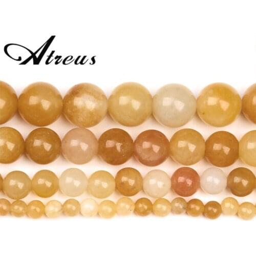 Topaz Jade New Natural Stone Beads Shiny Round Beads For Jewelry Making 4/6/8/10mm Jadeite DIY Bracelets Necklace