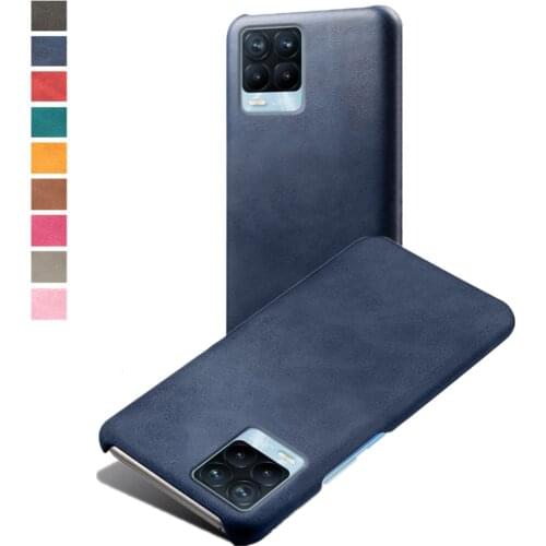 For OPPO Realme 8 Pro GT Neo Narzo 20A 20 10A 10 Funda Luxury Slim Vegan Leather Cover For Realme X50 X7 7 5G 6 5 Pro XT X2 Case
