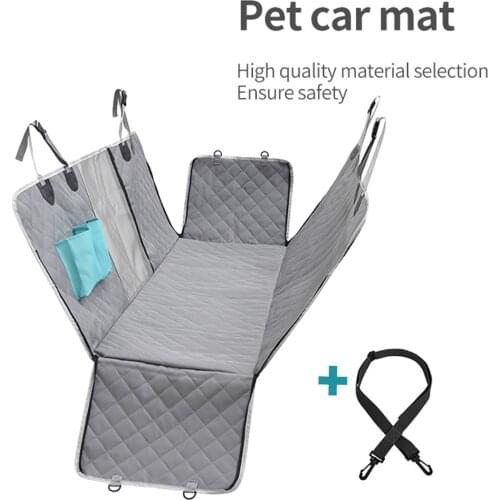 Travel Dog Car Back Seat Cover for Car Rear Back Seat Bag Booster Protector Waterproof Large Small Dogs Safety Car Seat Bed