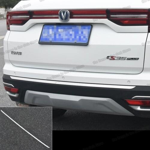 Lsrtw2017 for Changan Cs35 Plus Car Tailgate Strip Trims decoration Accessories trunk 2018 2019 2020 2021 taildoor cs35plus