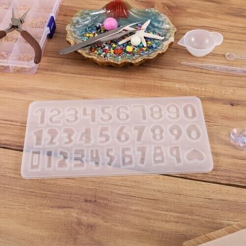 1pcs House Number Listing Mold Silicone Mold DIY Crystal Epoxy Mold Doorplate Listing Signboard Mold for Crafts Door Decoration