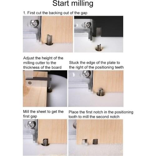 Woodworking Tenon Gauge Template Track Miter Mortise Dovetail Maker Jig Block