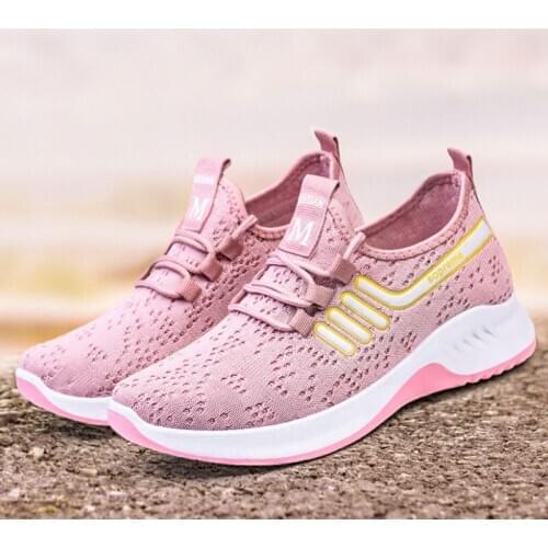 Casual Women Sneakers Platforms Non-slip Flywaves Women Trainers Leisure Vulcanized Shoes Basket Femme Spors Outdoors Sneakers