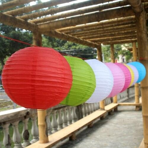 10cm 15cm 20cm 25cm 30cm 35cm 40cm Round Paper Lantern Home Bedroom Wedding Birthday Party Decoration Lampion Festive Supplies