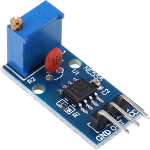 NE555 Frequency Adjustable Pulse Generator Module NE555 Chip 3*1.5cm