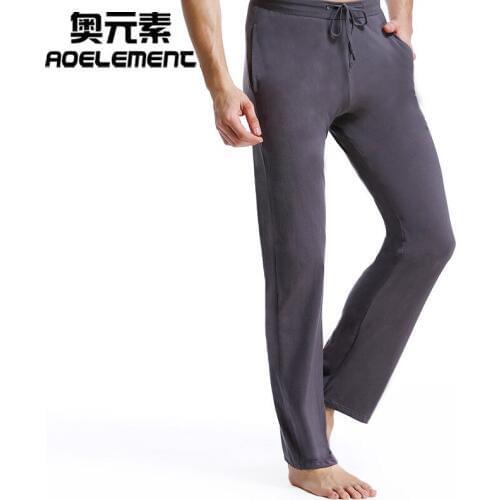 Men Health Autumn Casual Home Pants Cotton Mens Pajama Pants Big Size Loose Running Sports household pants