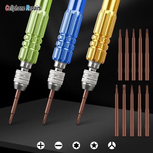 10in1 mobile phone disassembly screwdriver tool set For iPhone 4-12promax Android phone bolt driver S2 replaceable Beatles