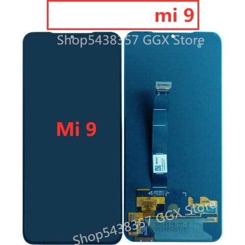 6.39"Original OLED mi Mi9 Lcd screen display Touch Digitizer mi 9 screen M1902F1G