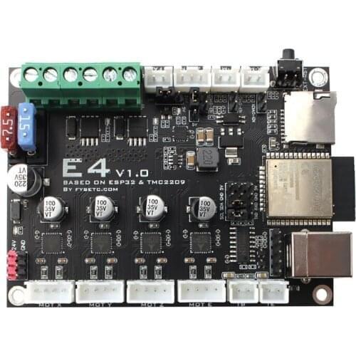 1 Set E4 V1.0 Wifi Control Board ESP32&TMC2209 with Bluetooth for 3D Printer Routers