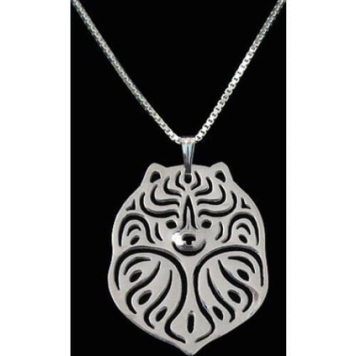 Pomeranian jewelry Simple abstract animal