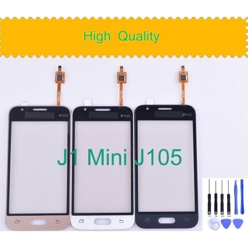 J105 touch screen For Samsung Galaxy J1 Mini J105 SM-J105Y J105H J105M/DS TouchScreen Sensor Digitizer Glass Lens Front Panel