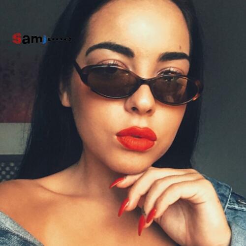 Sunglasses Women Oval Pink Sun Glasses Vintage Womens Sunglass Shades Small Round Brand Designer Retro Womens Eyewear UV400
