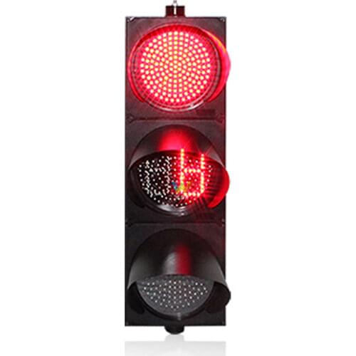 300mm Cars Vehicle Traffic Signal Light PC Housing Road Junction Crossing Safety Countdown Timer Light