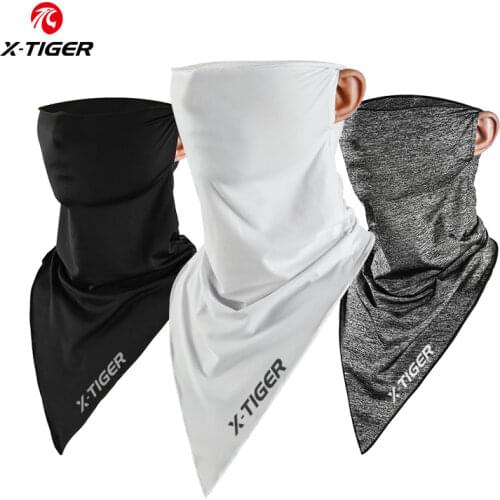 X-TIGER Face Mask Ice Fabric Sport Headband Summer Running Motorcycle Fishing Cycling Equipments Sun Protection Bicycle Bandana