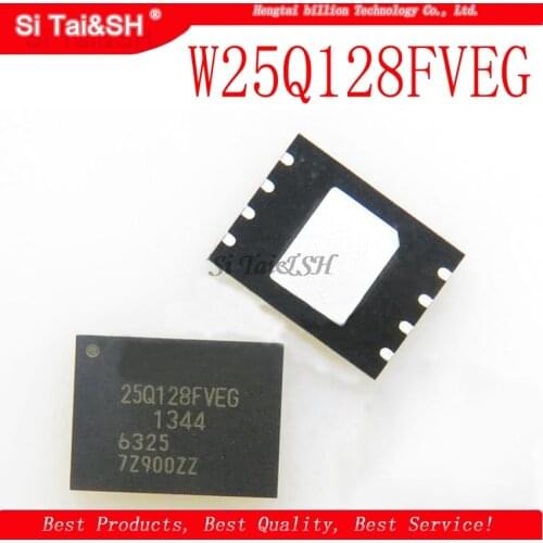 1pcs/lot W25Q128 W25Q128FVEG W25Q128FVEIG QFN