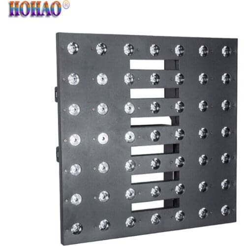 49PCS 3W 2-IN -1 LED Matrix Light Wedding Club Event LED Matrix Panel Light Projector Dmx512 Sound Music Dj Disco Stage Effect