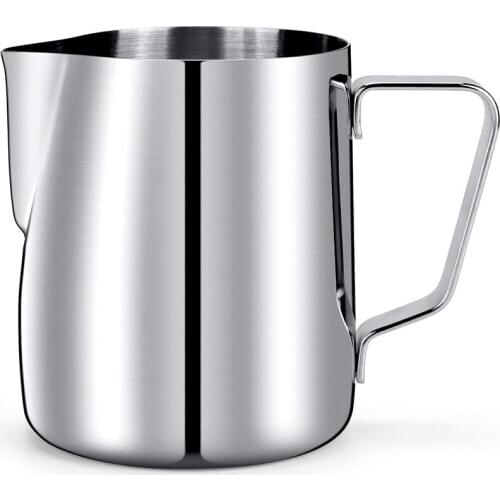 350ml Milk Pitcher, Stainless Steel Espresso Pitcher Latte Frothing Pitcher,Milk Froth Cup with Scale Garland