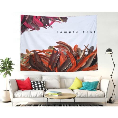 Mylb 3D printing Bohemia style Dream catcher hanging cloth feather tapestry Home Decorations Wall decoration Beach towel