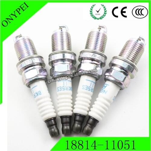 4PCS Spark Plug 18814-11051 For Hyundai Elantra Accent Getz Tiburon Sonata 1881411051 980795515G 980795515G Ignition System