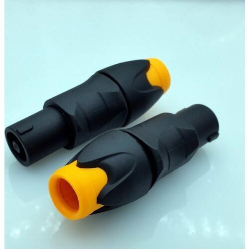 4pin Ohm XLR connector 4pins XLR balanced plug for microphone Stereo System speaker box 5pcs/lot