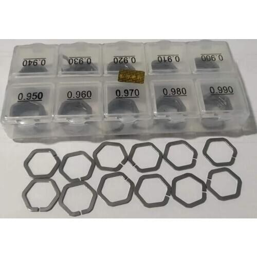50 pcs for Sie-mens Armature lift adjusting shim 0.90-0.99,common rail piezo injector gasket diesel injector washer repair tools