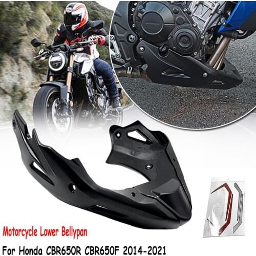 CB650R CB650F Lower Bellypan Belly Pan Engine Spoil Fairing Cover Frame Guard for Honda CB650F CB650FE 2014-2018 2019 2020 2021
