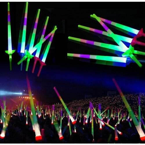 Four bars childrens light-emitting toys telescopic light-emitting rod fluorescent stick LED flash colorful stick manufacturers