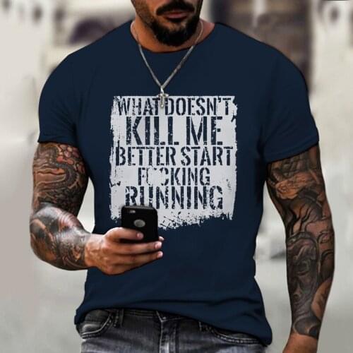 New Casual Mens T-shirts High Street 3d T-shirt Summer Fashion Tops Daily Breathable Short-sleeved O-neck Streetwear