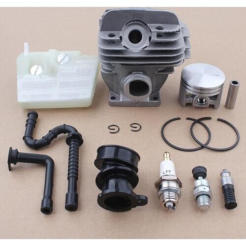 44mm Cyliner Piston Air Oil Filter Kit For Stihl 026 MS260 Chainsaw 11210201217 w Intake Manifold Spark Plug