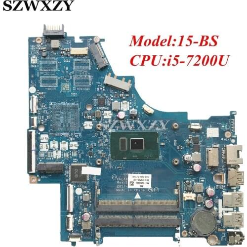 CKL50 LA-E801P For HP 15-BS Laptop Motherboard 924751-601 With i5-7200U 2.50GHz CPU DDR4 RAM Full Tested