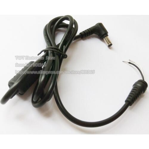 NCHTEK DC Power Charge 5.5x2.5mm 90 Angle Adapter Cable+Ferrite For Acer HP Toshiba/Free shippping/30PCS