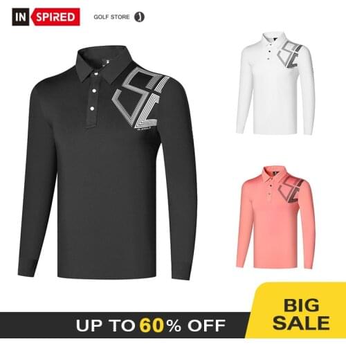 New autumn golf mens long-sleeved shirt sports shirt