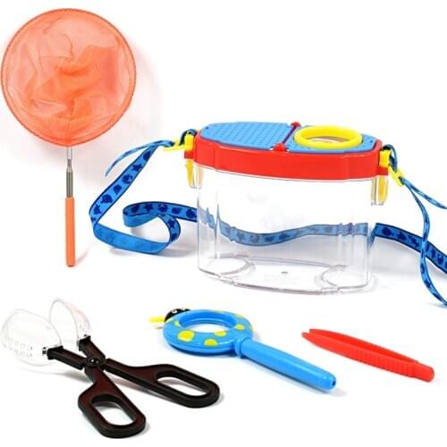 Practical Kids Toys Insect Viewer with Magnify Microscope Child Science Class Viewer Observation Children Animal Educational Toy