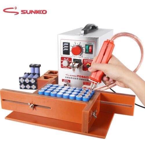 SUNKKO 709AD Battery Spot Welder Machine 2.2KW High Power High Pulse For 18650 Lithium Battery Spot Welding With 70B Welding Pen