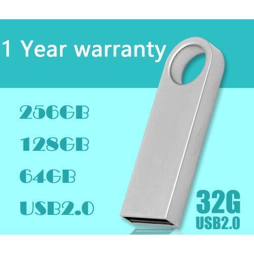 2.0 32GB 128GB USB Drive Mini Key USB Flash Memory Stick Card Metal Pen Drive 64GB 8GB16GB 32GB Pendrive Flash Card Disk 1TB 2TB