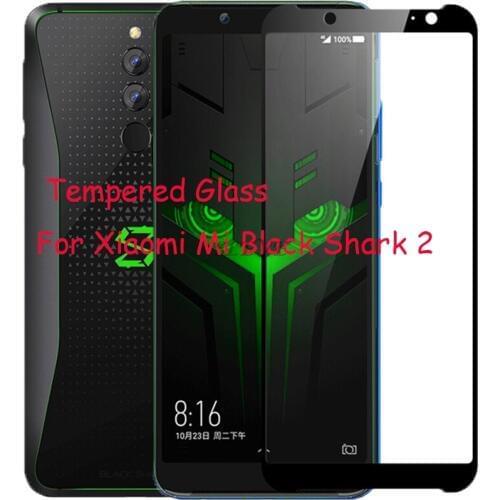 For Xiaomi Mi Black Shark 2 Screen Protector blackshark2 Glass Tempered Full Cover Tempered Glass Film For HELO AWM-A0