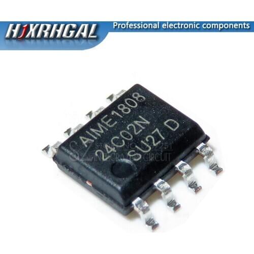 1PCS/LOT AT24C02 AT24C02N SOP8 SOP AT24C02 SMD AT24C0