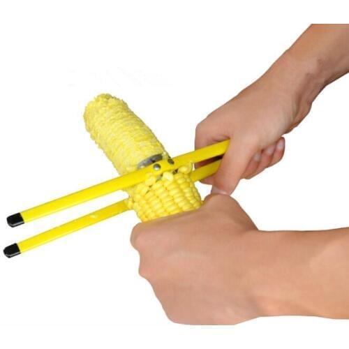 1PC Stainless Steel PVC Corn Stripping Machine Vegetable Cooking Helper Corn Shavings Peeler Corn Stripper Kitchen Tools ELB 07