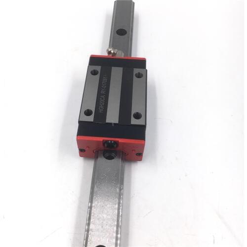 20mm Linear Rail Guide L=2500mm Linear Guideway HGR20 + 2pcs HGH20CAZAC Long Linear Carriage Replacement for HIWIN CNC Router