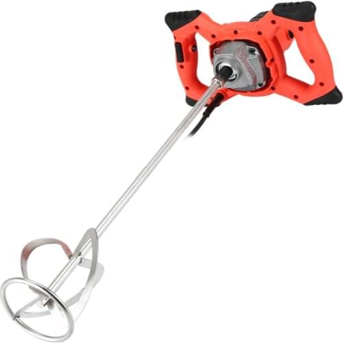2300W 50HZ Mixer Industrial Adjustable Speed Mixer Handheld Paint Cement Plaster Mortar Coating Powder Mixing Machine